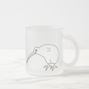 Taza De Cristal Esmerilado Kiwi