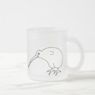 Taza De Cristal Esmerilado Kiwi