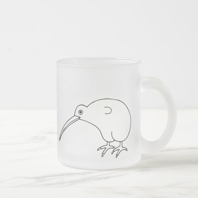 Taza De Cristal Esmerilado Kiwi (Derecha)