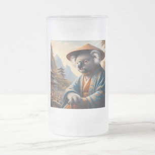 Taza De Cristal Esmerilado Koala Japón antiguo