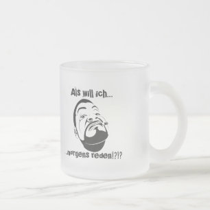 Taza De Cristal Esmerilado Koksmann en la mañana