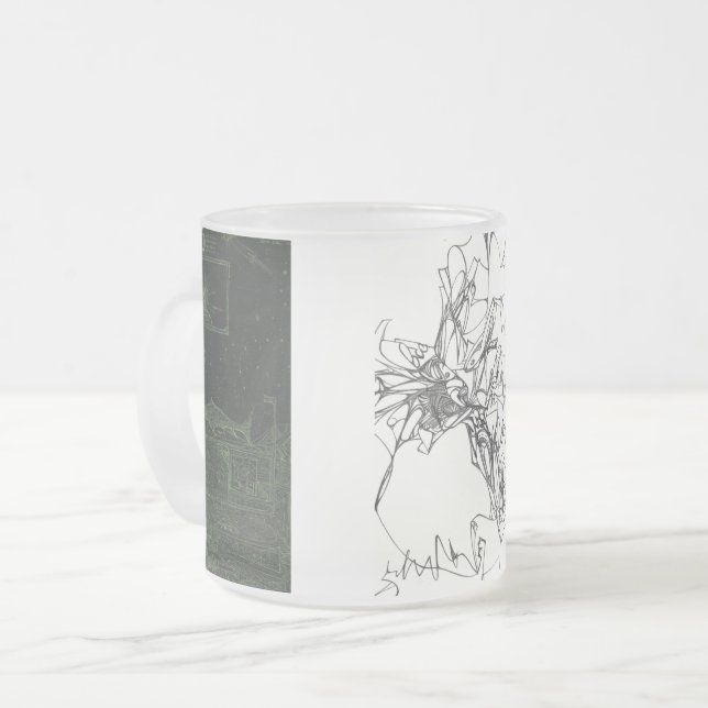 Taza De Cristal Esmerilado Komik Rebel Mug (Anverso izquierdo)