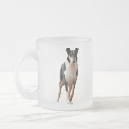 Taza De Cristal Esmerilado Kurzhaar Collie