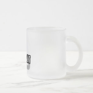 Taza De Cristal Esmerilado L está para Logan