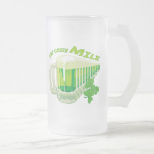 Taza De Cristal Esmerilado La alfombra verde de la Milla