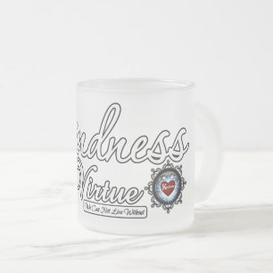 Taza De Cristal Esmerilado La amabilidad es una virtud