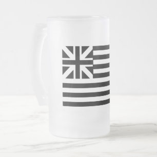 Taza De Cristal Esmerilado La bandera de la Gran Unión