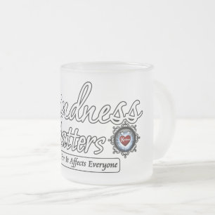 Taza De Cristal Esmerilado La bondad importa