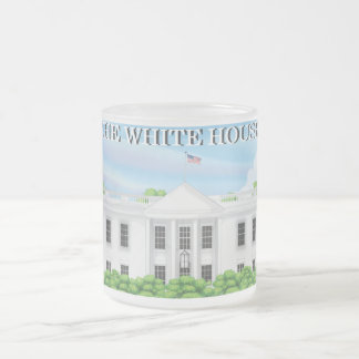 Taza De Cristal Esmerilado La Casa Blanca
