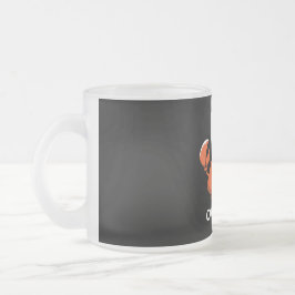 Taza De Cristal Esmerilado La Cubata Crabtastica.