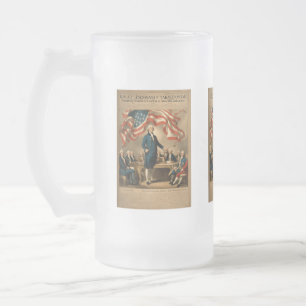 Taza De Cristal Esmerilado La edición de la libertad
