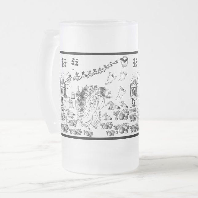 Taza De Cristal Esmerilado La embrujada Ceremonia - (Anverso izquierdo)