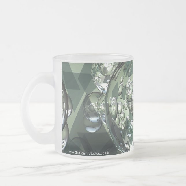 Taza De Cristal Esmerilado La estructura de la apatita (Izquierda)