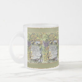 Taza De Cristal Esmerilado La fruta del alcohol