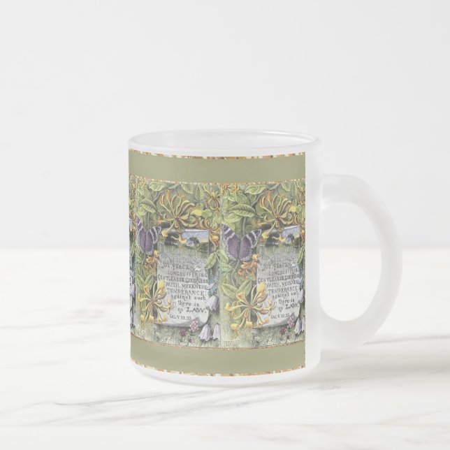 Taza De Cristal Esmerilado La fruta del alcohol (Derecha)