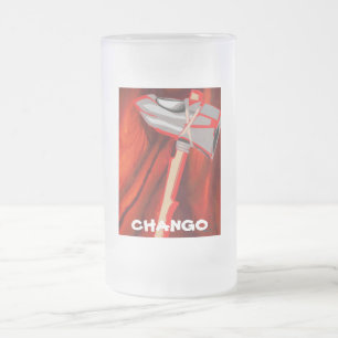 TAZA DE CRISTAL ESMERILADO LA HERRAMIENTA DE CHANGO