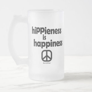 Taza De Cristal Esmerilado La Hipidez Es La Felicidad