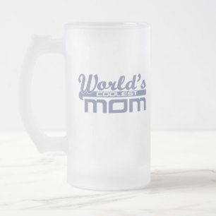 Taza De Cristal Esmerilado La mamá más fresca del mundo