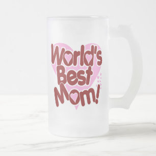 Taza De Cristal Esmerilado ¡La MEJOR mamá del mundo!
