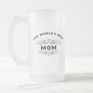 Taza De Cristal Esmerilado La mejor mamá del mundo