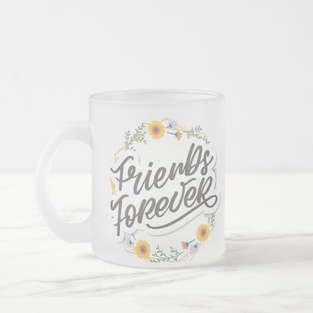 TAZA DE CRISTAL ESMERILADO LA MUY ESPECIAL **HERMANA SOUL** (Izquierda)