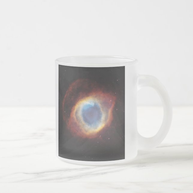 Taza De Cristal Esmerilado La nebulosa NGC 7293 Caldwell 63 de la hélice (Derecha)