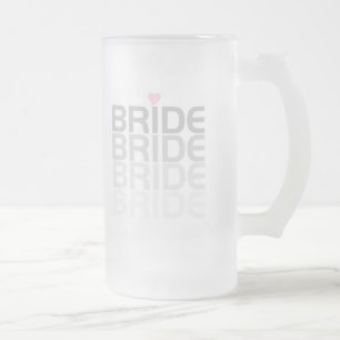 Taza De Cristal Esmerilado La novia gris se descolora