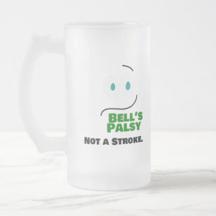Taza De Cristal Esmerilado La palma de Bell — no un golpe —