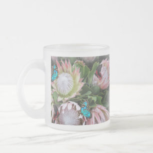 Taza De Cristal Esmerilado La Protea del Rey