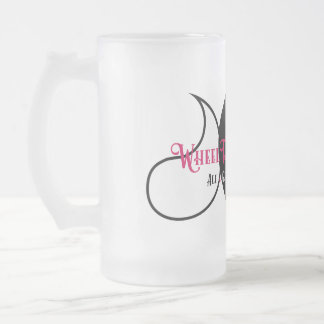 Taza De Cristal Esmerilado La rueda toma la alfombra helada