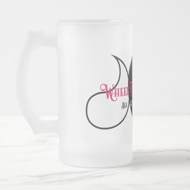 Taza De Cristal Esmerilado La rueda toma la alfombra helada (Izquierda)