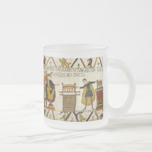 Taza De Cristal Esmerilado La tapicería III de Bayeux (Derecha)