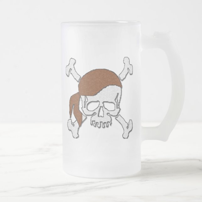 Taza De Cristal Esmerilado La vida de un pirata (Derecha)