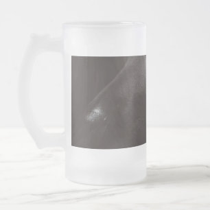 Taza De Cristal Esmerilado laboratorio negro