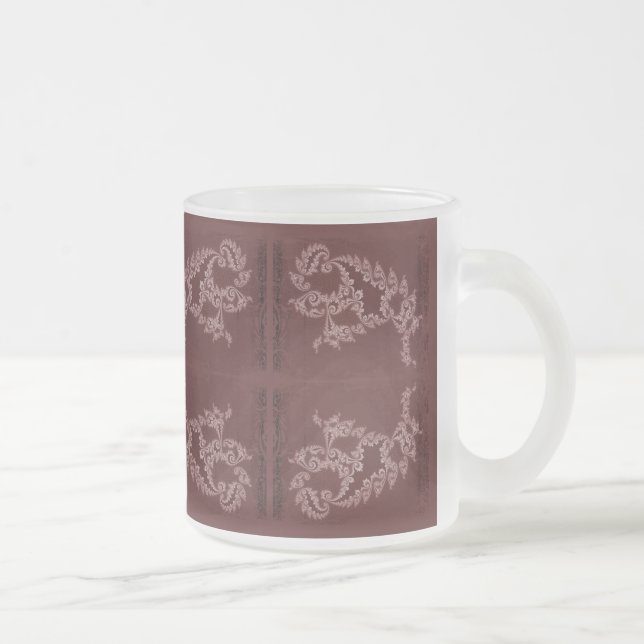 Taza De Cristal Esmerilado Lacey Swimmer - Ruby (Derecha)