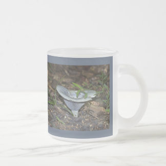 Taza De Cristal Esmerilado Lactarius indigo Blue Mushroom