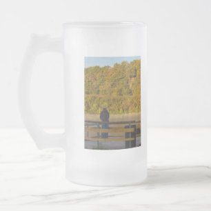 Taza De Cristal Esmerilado Lago de Pesca de Otoño Springfield