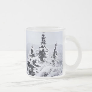 Taza De Cristal Esmerilado Lago Nojiri Mug
