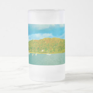 Taza De Cristal Esmerilado Lago Windermere en Cumbria