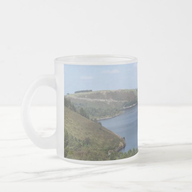 TAZA DE CRISTAL ESMERILADO LAGOS (Izquierda)