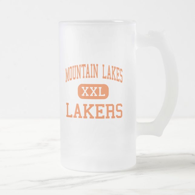 Taza De Cristal Esmerilado Lagos mountain - Lakers - altos - lagos mountain (Derecha)