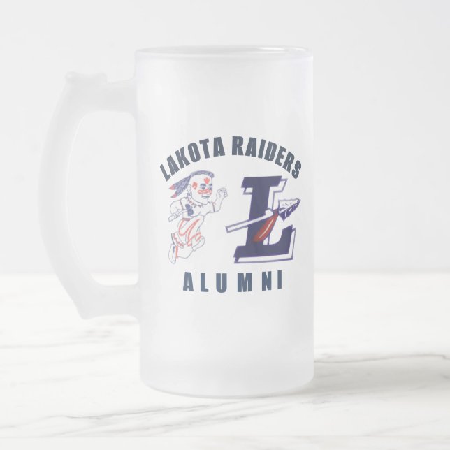 Taza De Cristal Esmerilado Lakota Alumni Mug (Izquierda)