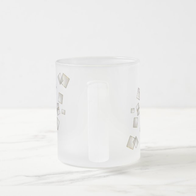 TAZA DE CRISTAL ESMERILADO LAMBORGHININ (Mango)