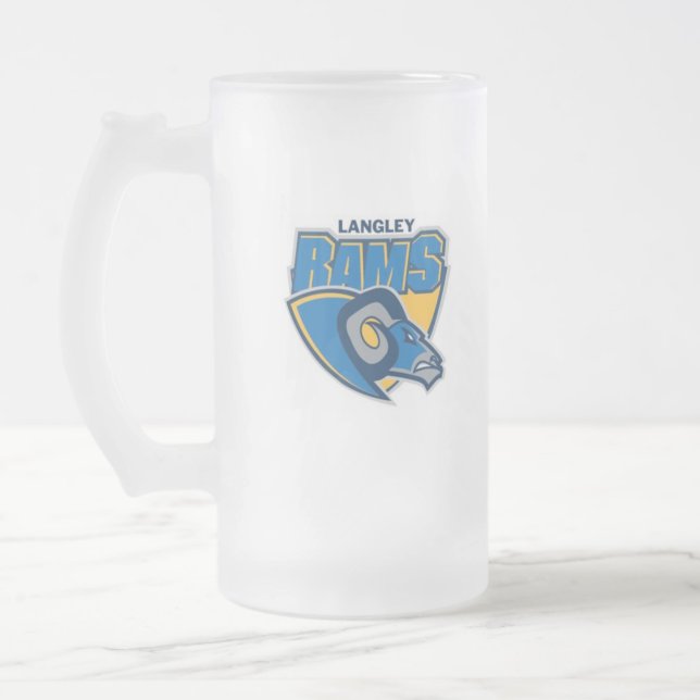 Taza De Cristal Esmerilado Langley pega el vidrio (Izquierda)