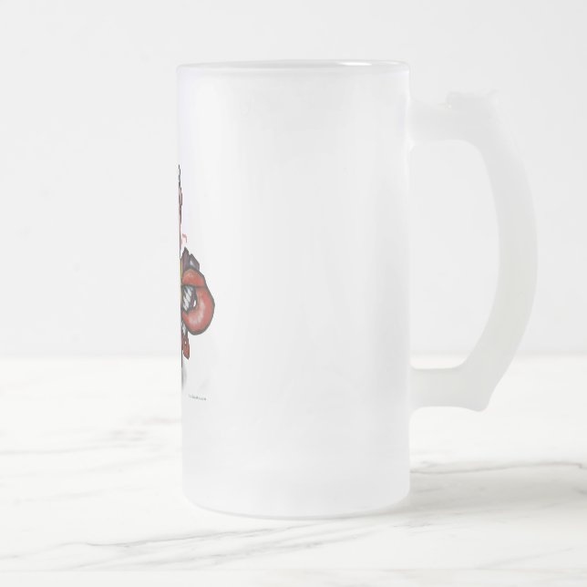 Taza De Cristal Esmerilado Langosta (Derecha)