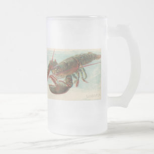 Taza De Cristal Esmerilado Langosta