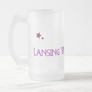 Taza De Cristal Esmerilado Lansing Wine Fairies