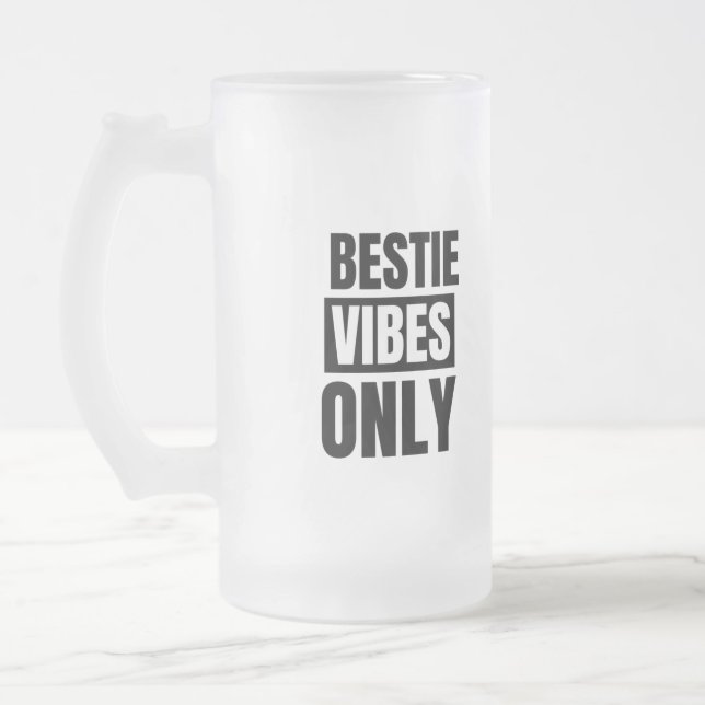 Taza De Cristal Esmerilado Las bestias sólo linkk (Izquierda)