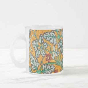 Taza De Cristal Esmerilado Las flores amarillas de Betty