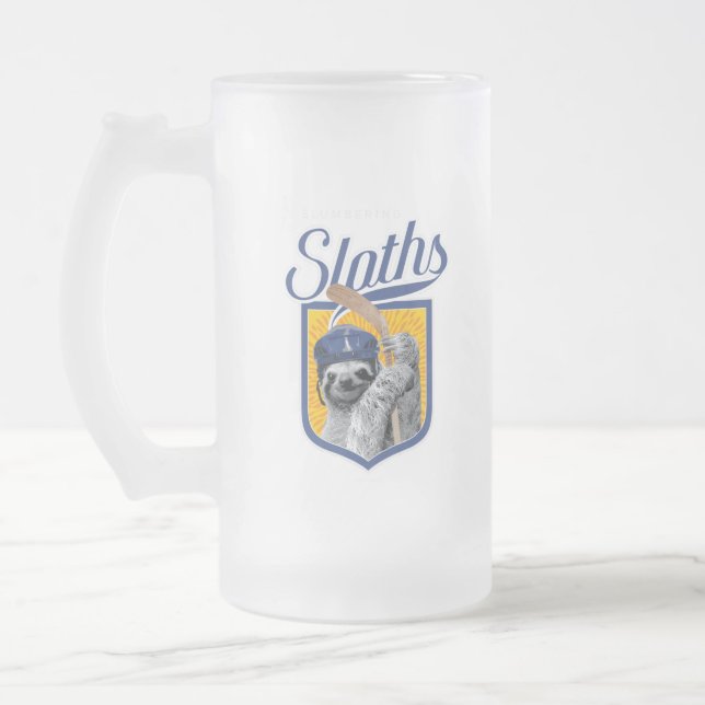 Taza De Cristal Esmerilado Las franquicias de la madera (equipo de hockey) (Izquierda)